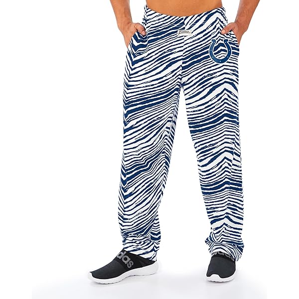 Amazon.com : Zubaz 00 NFL Men's Classic Zebra Print Left Hip Team