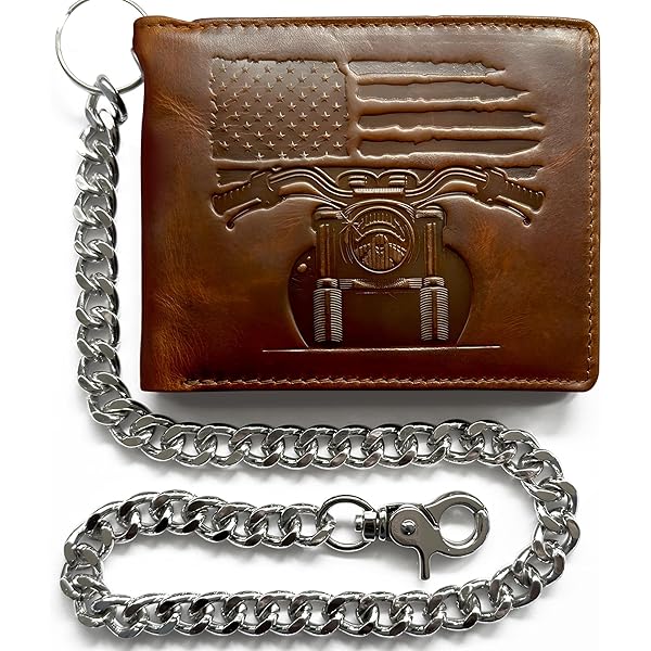 Amazon.com: Harley-Davidson Men's Embossed Eagle Tri-Fold Snap