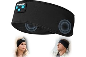 Perytong Sleep Headphones Bluetooth Headband Wireless Sports Headphones Headband, Long Playtime Lightweight Headphones Hi-Fi 