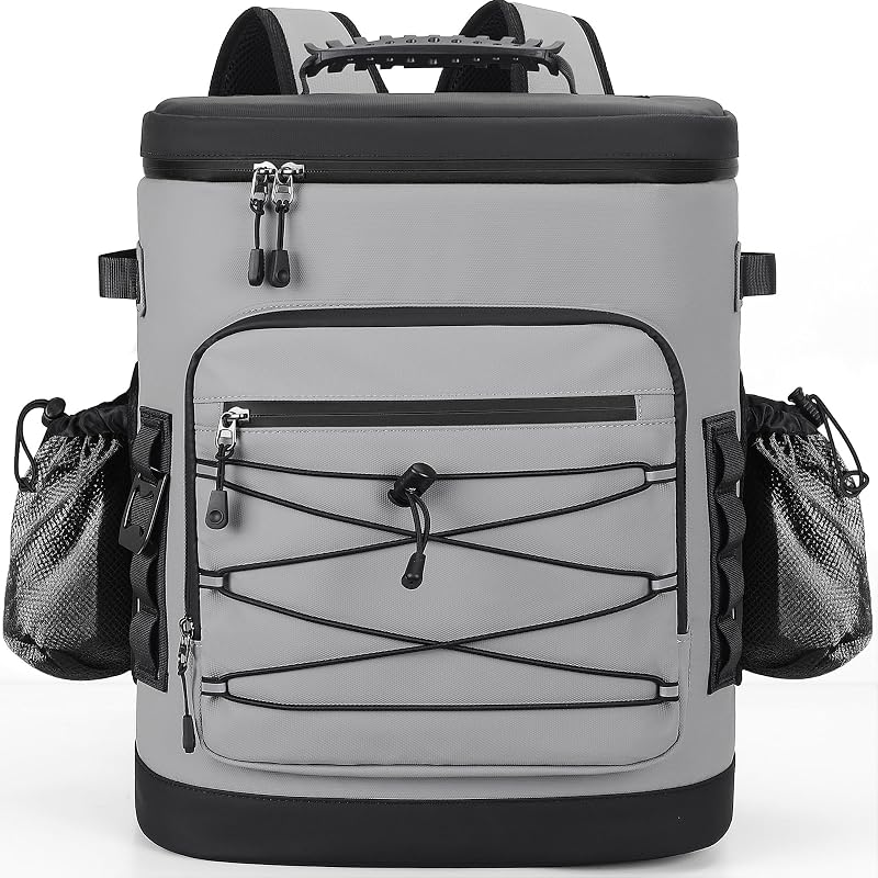 Sac à Dos Isotherme, 30L Grand Sac Glaciere Étanche, Sac a Dos de Pique-Nique Thermique Imperméable pour Homme & Femme