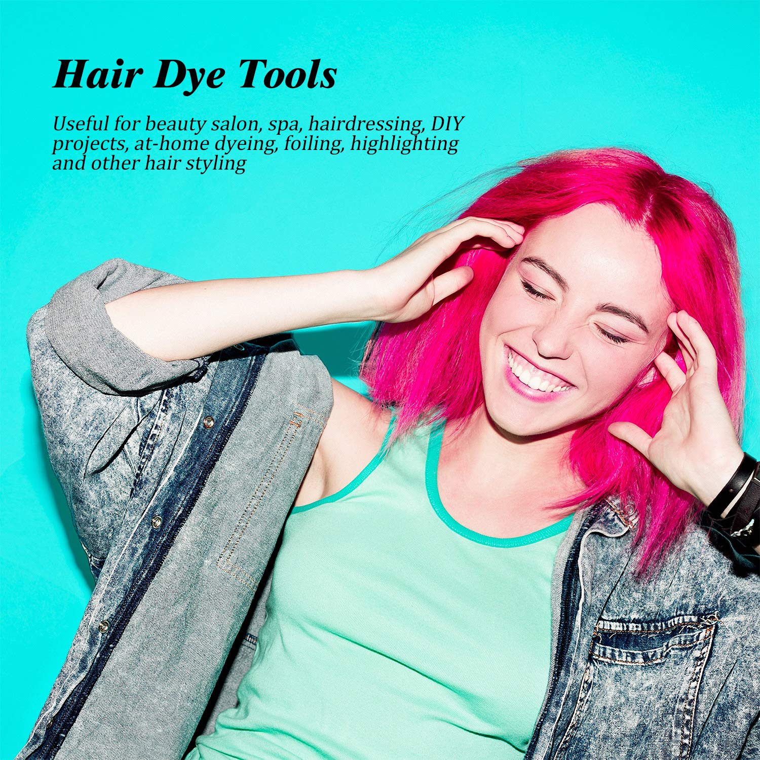 7 Pieces Hair Dye Coloring Kit, Includes 3 Highlighting Paddle Board Balayage Board and 4 Hair Dye Tinting Brush for Hair Coloring Bleaching Salon DIY Home Hair Dryers : Beauty