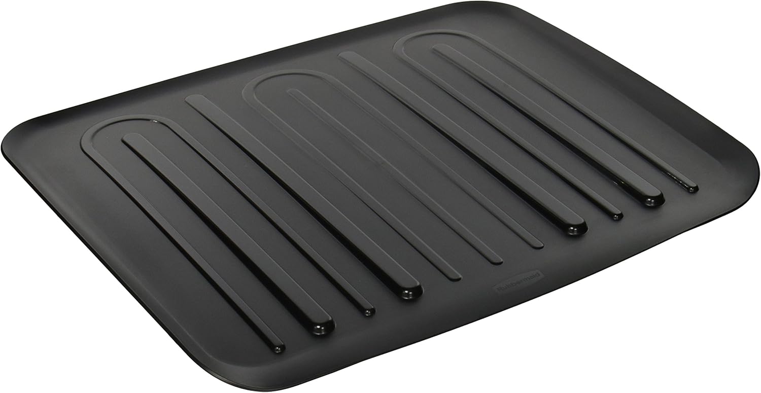 Rubbermaid 1182MABLA Large Black DrainAway Tray Dish