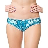 Satini Women's Tanga Bikini Lingerie Briefs Panties Satin Knickers