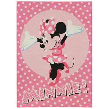 Amazon De Teppich Kinderteppich Minnie Maus Teppich Minnie