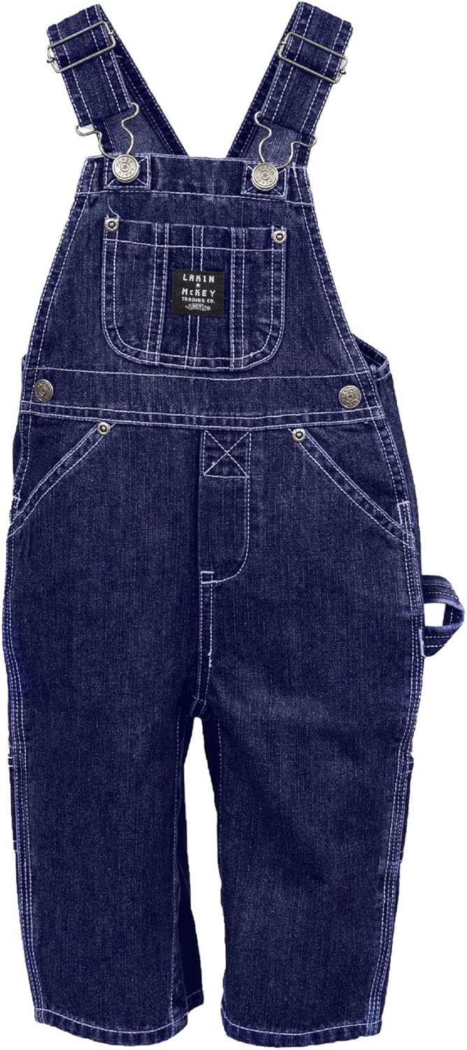 Key Industries Infant Dungarees Kids Denim Bib Overalls Jumpsuit