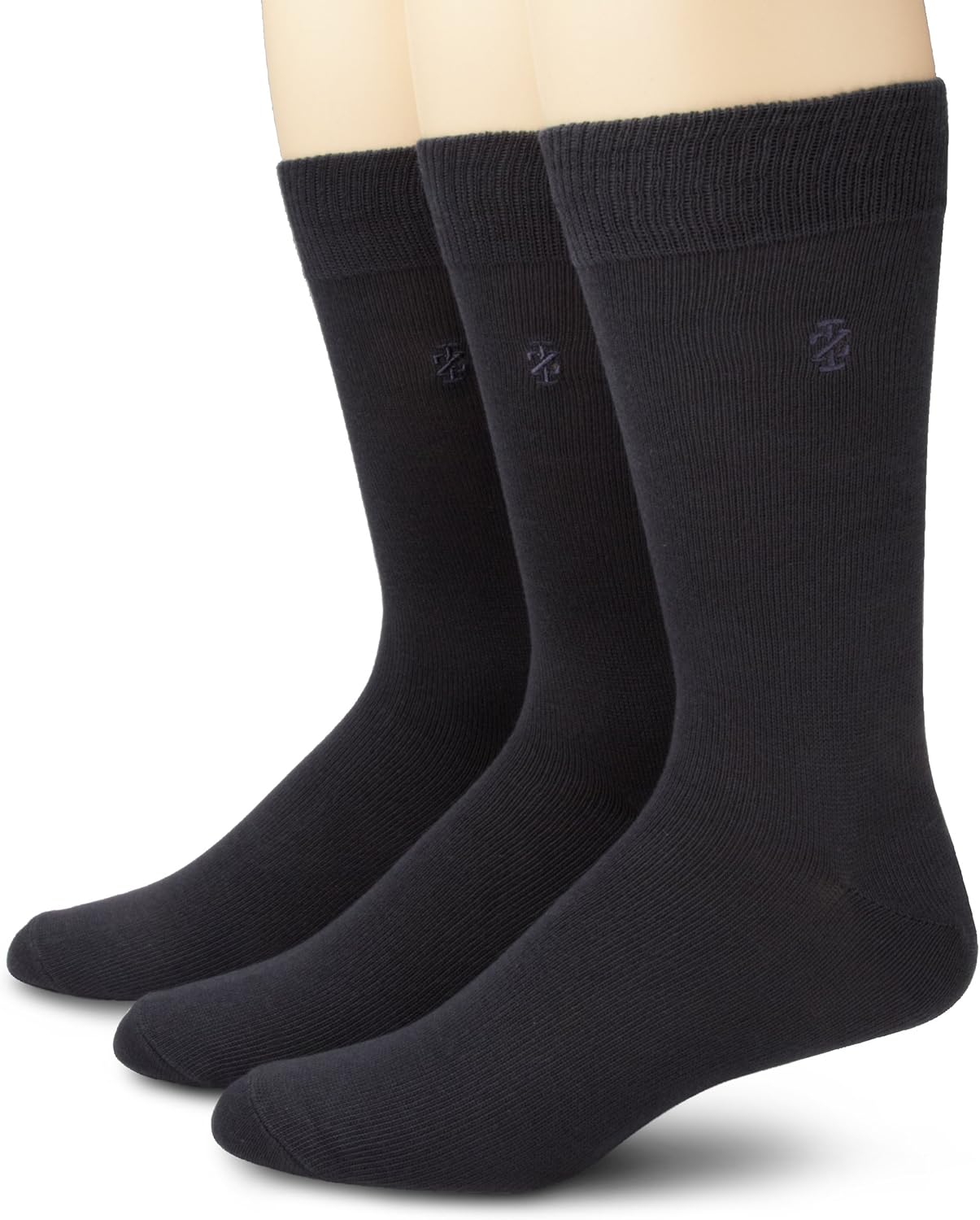 Izod Mens Flat Knit, 3 Pair Sock Pack, Grey, Sock Size1013/Shoe Size