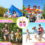 Grriopi Kids Walkie Talkies Pink Age 3-12 Outdoor Toy Gift for Girls Boys view 6