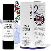 Man Labs Titan Anti-Aging Peptides Serum for Face – High Potency Mens Peptide Serum Moisturizer – Skin Care for Men – Face Serum Men – Anti Aging Serum – 5% Niacinamide, HA – All Skin Types –Unscented