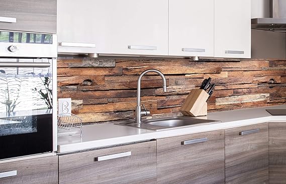 Zelfklevende keuken achterwand CITROEN EN IJS 350 x 60 cm | Zelfklevende spatwand keukenfolie | Waterbestendige folie voor de keuken | PREMIUM KWALITEIT | Gemaakt in de EU
