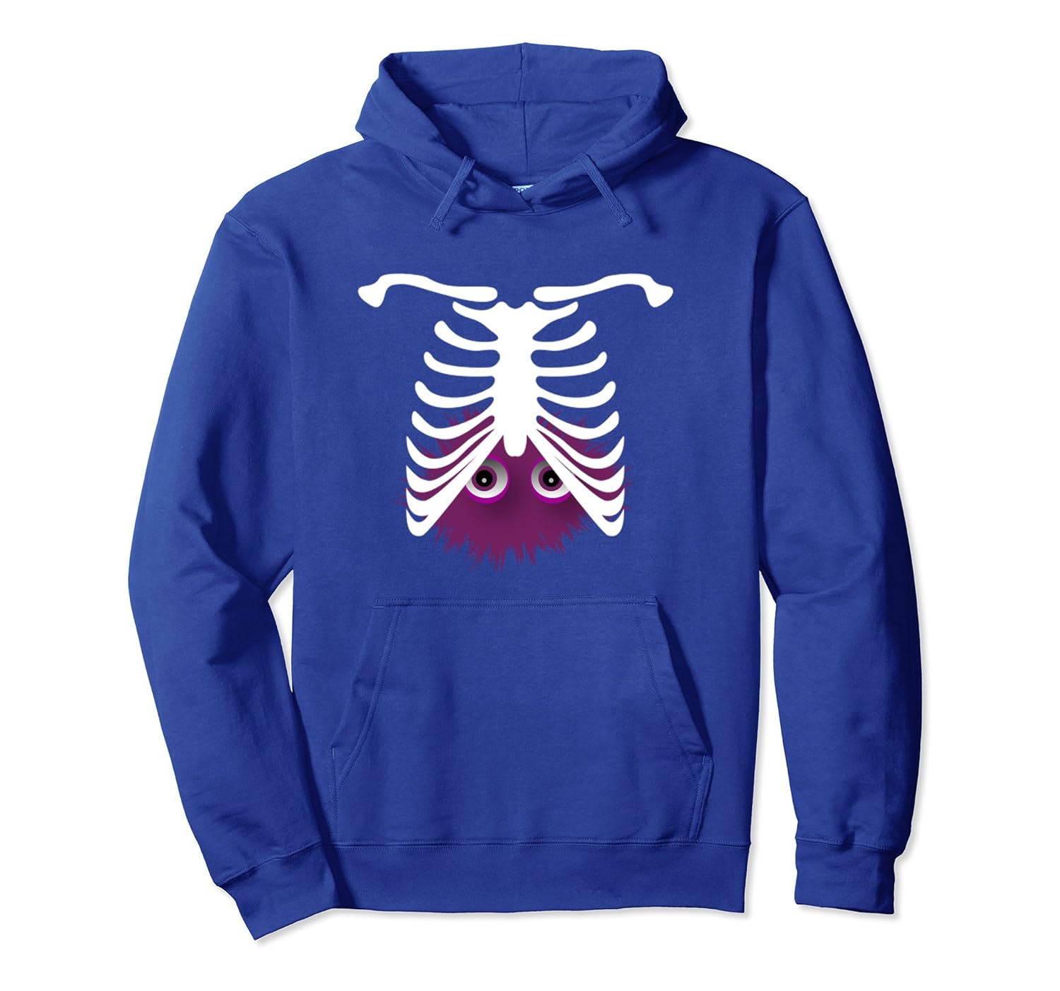 Creepy Halloween Monster X-Ray Adult Kids Costume hoodie- TPT