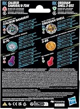 Beyblade X Calibur Samurai 6-70M BX & Obsidian Shell 3-85S BX Dual Pack view 7