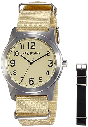 Stuhrling Original Analog Black Dial Mens Watch - 909.335OF1