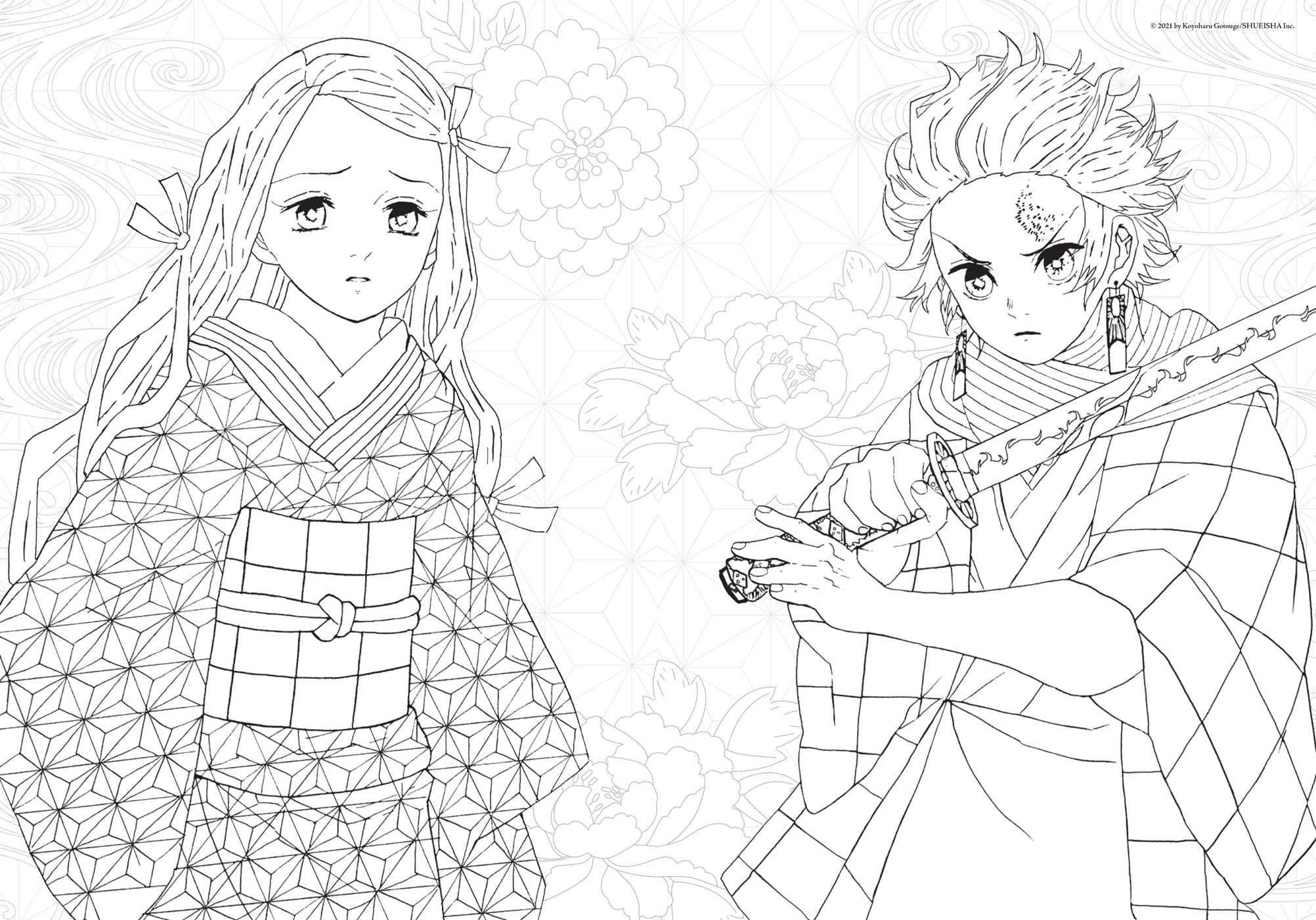 Demon Slayer: Kimetsu no Yaiba: The Official Coloring Book