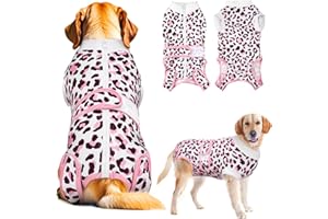 SlowTon Dog Surgery Recovery Suit Female Male - Dog Cat Surgical Recovery Zipper Shirt Neuter Prevent Licking, Pet Recovery C