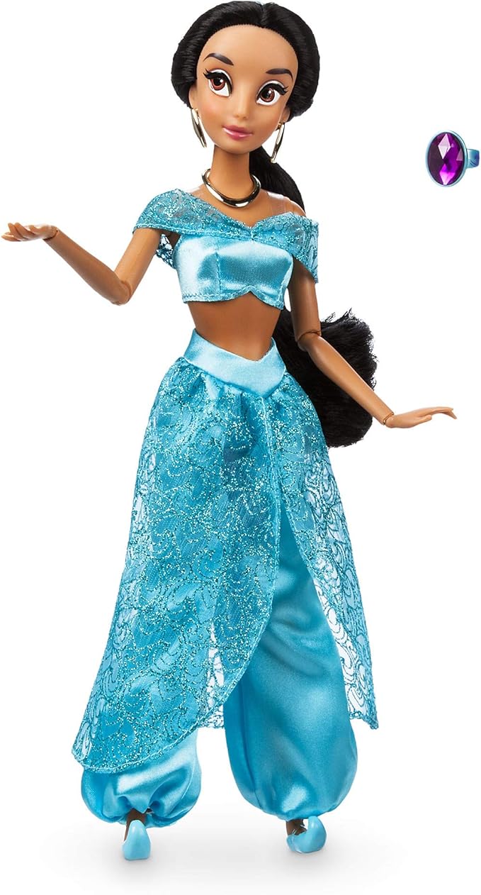 Amazon.es: Disney Store Oficial Aladdin Princesa Jasmine muñeca clásica con el Anillo de 30 cm de Altura: Juguetes y juegos