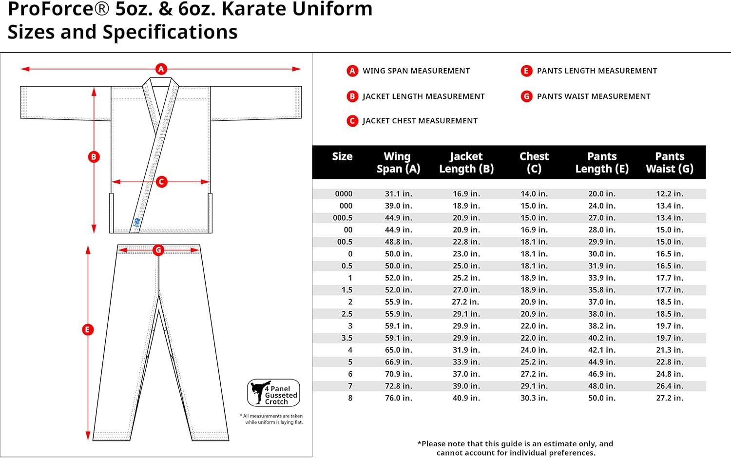 Pro Force 5oz. Ultra Lightweight Student Uniform : Clothing