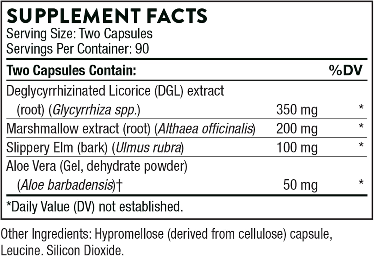 Thorne GI Relief - Botanical Supplement for GI Tract Support - 180 Capsules, 180 count (Pack of 1) - Image 3