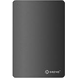 DREVO P1 Lite 1TB Portable External Hard Drive USB 3.0 UASP Support Slim Aluminium Storage Device for Laptop/PC/MAC/PS4 Grey