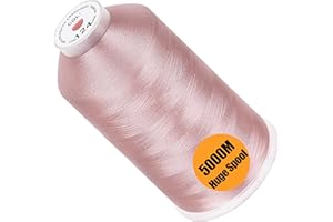 New brothread - Single Huge Spool 5000M Each Polyester Embroidery Machine Thread 40WT for Commercial and Domestic Machines - 
