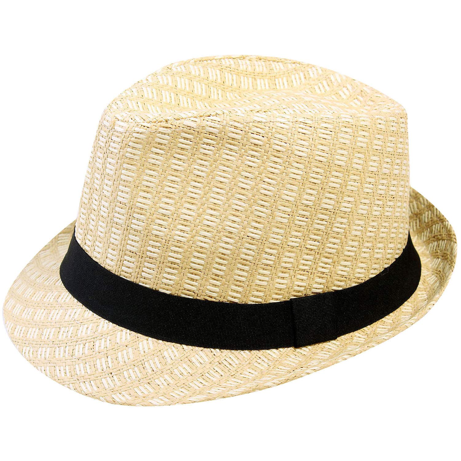 Banded straw hat Clearance