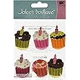Jolee's Boutique Dimensional Stickers, Cupcakes