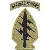 MEDALS OF AMERICA EST. 1976 Army Special Forces Tab OCP Hook &amp; Loop Patch | With Tab