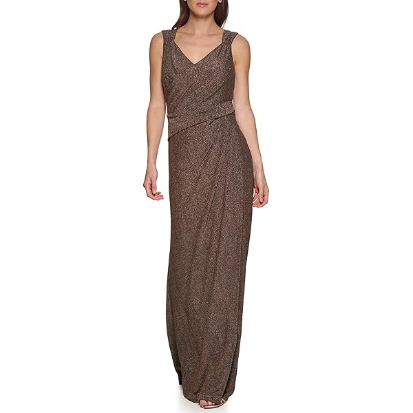 dkny brown sequin dress Sequin Pleated Sweatshirt Dress | Sweater Dress main image 1