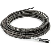 Drain Cleaning Cable, 5/16 In. x 25 ft.Replace 62235 | Compatible with G2037506, 4MY89, 4Z661, G1501245 Drain Cleaning Machines