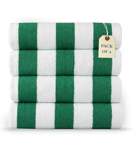 Arkwright California Cabana Striped Oversized Beach Towel
