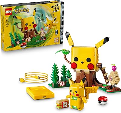 LEGO Pokémon SMART Play Training House with Pikachu 72164 interactive set