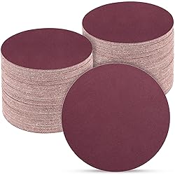 POTUINOM 5 Inch 100 PCS Sanding Disc 1200 Grit,Hook