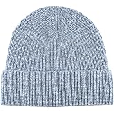 EILIZ 100% Merino Wool Ribbed Knit Beanie Cap, Warm Winter Hat, Unisex for Men and Women