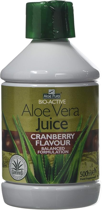 Aloe Vera Cranberry Juice 500ml Amazon Co Uk Health Personal Care