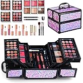 Color Nymph Makeup Kit for Teen Girls, Makeup Sets for Beginners | Makeup Gift Set Includes Eyeshadow Lip Gloss Balm Blush Highlight Concealer Eyeliner Brush, Ideal for Birthdays, Festivals