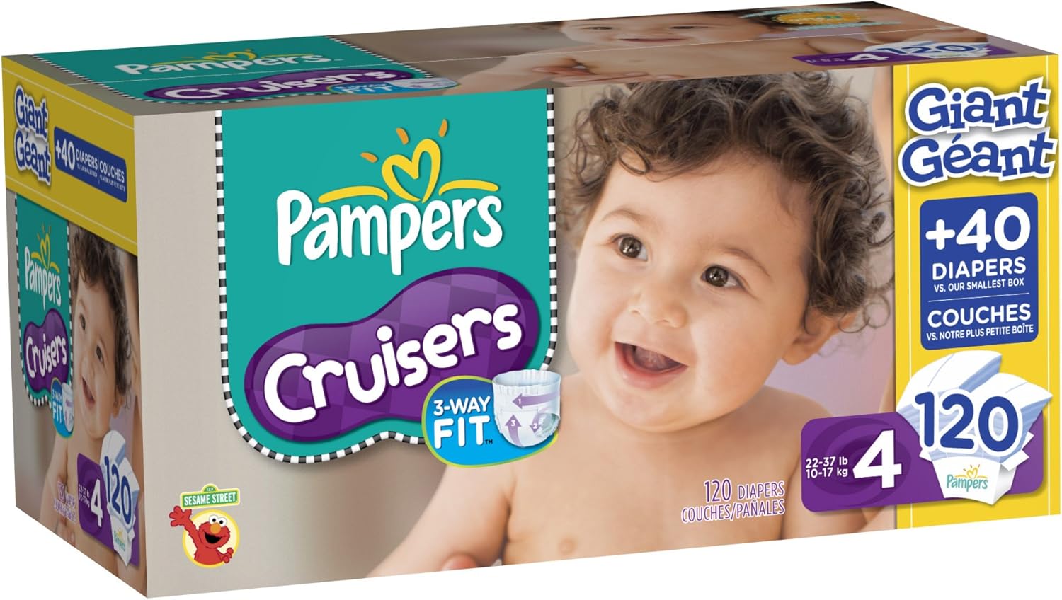 pampers giant pack size 4