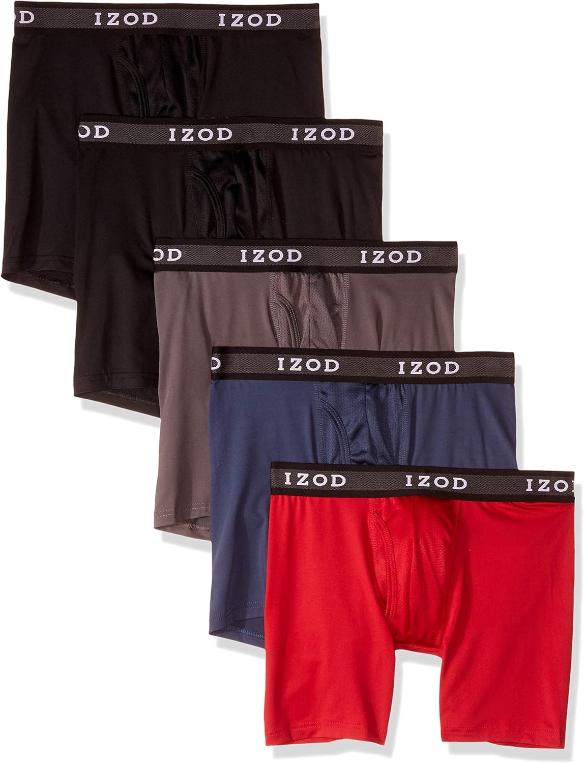 IZOD Men's 5 Pack Performance Boxer Brief at  Men’s Clothing store