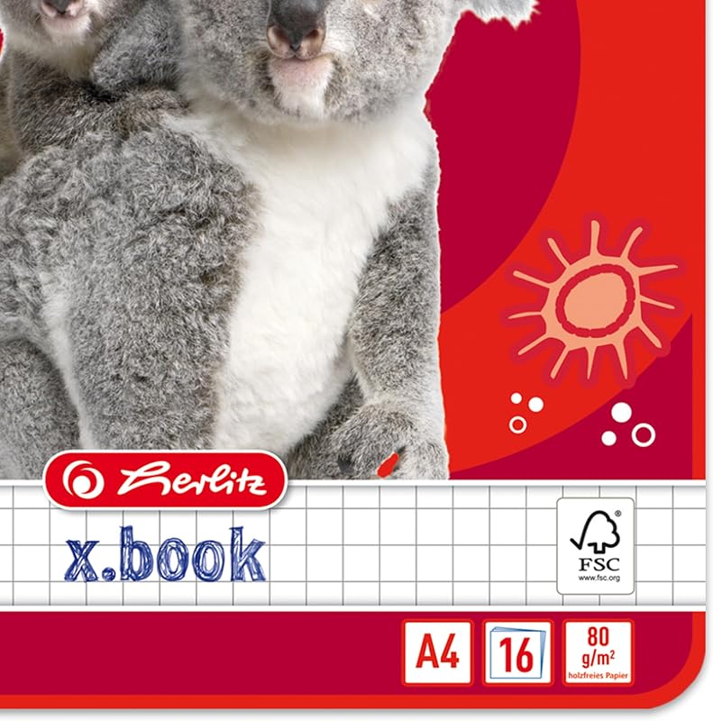 Schulheft x.book A4, Lineatur 7, 1. und 2. Klasse, 16 Blatt, 10 Stück — Foto 5 von 7