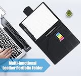 Agoer Clipboard Folder A4 Leather Look Magnetic Closure Black view 4