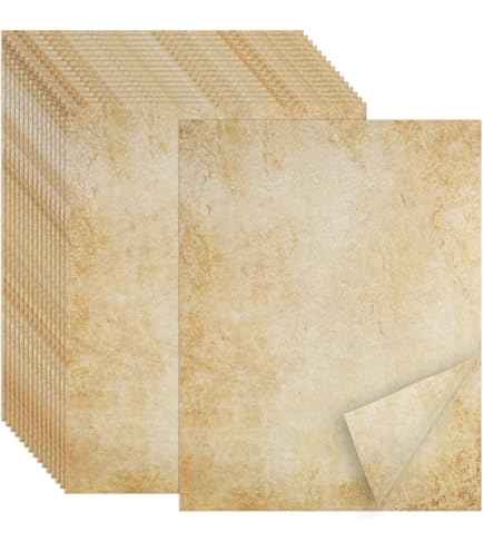 80 Sheets Vintage Paper, 8.5