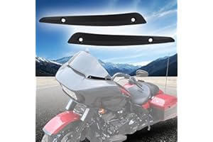KAKABAS Front Road Glide Windshield Side Trim, Split Windscreen Side Molding Trim Kit Compatible with Harley 2015-2023 Road G