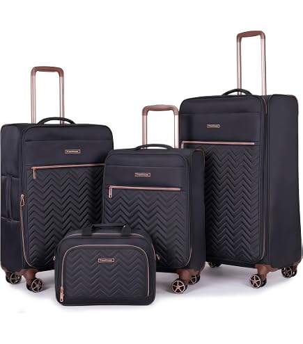 Amazon.com | IZOD Ocean 3 Piece Softside Luggage Set with Spinner