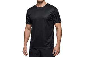 Mens Quick Dry Short Sleeve T-Shirt Breathable Mesh Workout Top Athletic Activewear Gym Basketball