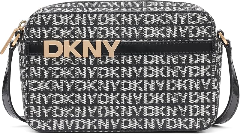 Women's Avril Camera Bag, Black and Black Logo