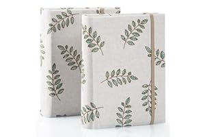 YONOVO 2-Pack Photo Album 4x6 Vertical Portrait – Holds 100 Pockets Each, Small Mini Photo Book for 4x6 Pictures, Travel-Frie