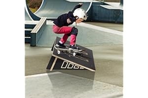 Gtouse Skateboard Ramp,Foldable Launch for Skate Ramp, Bike Bamp BMX Ramp Scooter Ramp RC Car Ramp,Bike Ramps for Kids Ages 6-12