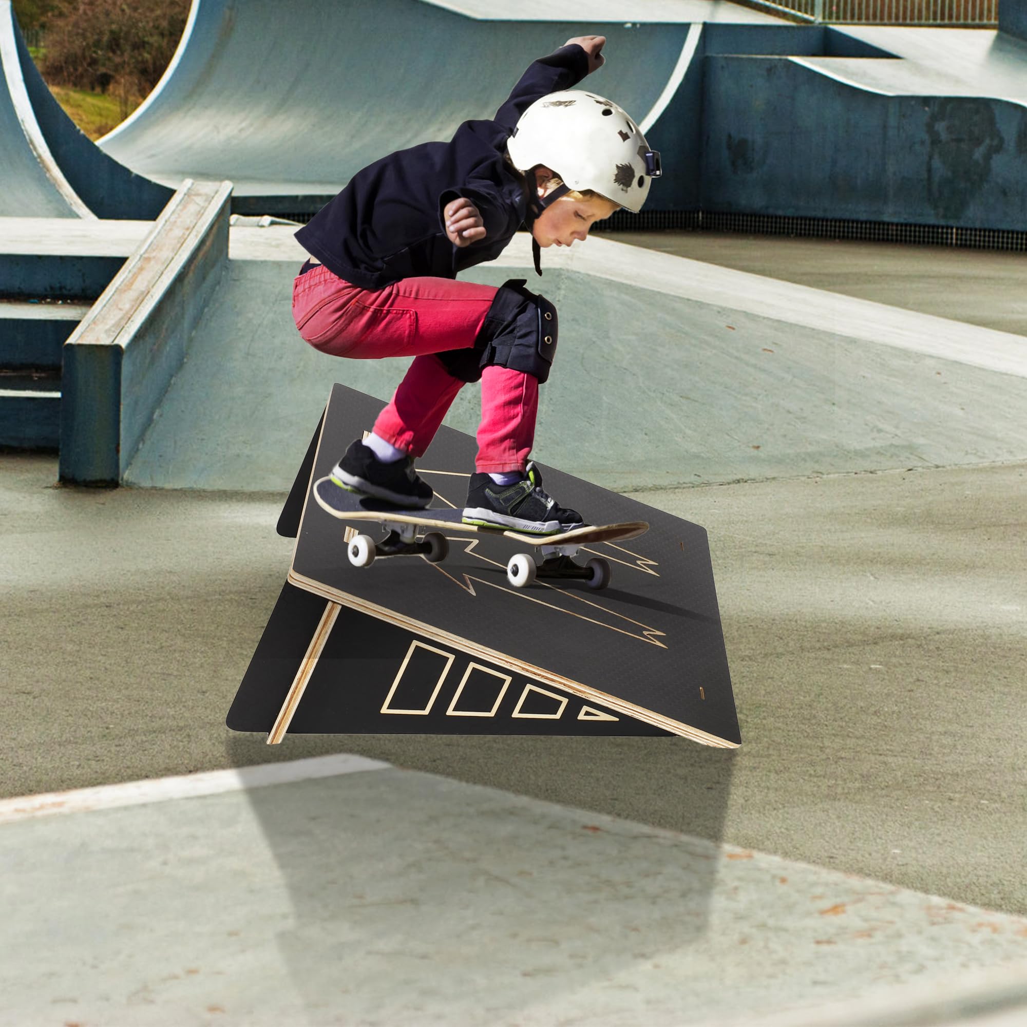 Mua Skateboard Ramp,Foldable Launch for Skate Ramp, Bike Bamp BMX Ramp ...