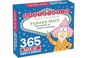 SELLERS PUBLISHING, INC. Aunty Acid 2025 Boxed Daily Desk Calendar