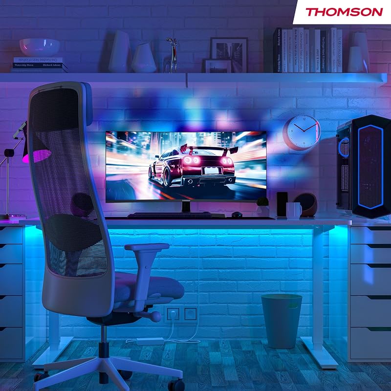 Gaming Monitor 34 Pollici UWQHD Monitor, 240Hz VA EyeCare Display, 1ms, Adaptive Sync, Speaker, HDR10, HDMI&DP, M34QG7Y14C