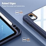 FINTIE Hybrid Case for iPad Air 11 inch M4/M3/M2 Ocean Marble Clear Back Pencil view 8