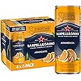 Sanpellegrino Italian Sparkling Drink Aranciata, Sparkling Orange Beverage, 24 Pack of 11.15 Fl Oz Cans